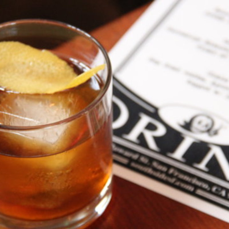 An Old Fashioned cocktail at Southside.