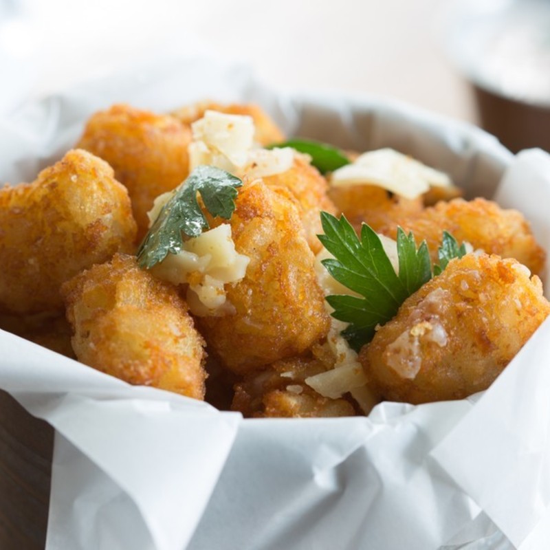 Southside’s truffle tots with Parmesan.